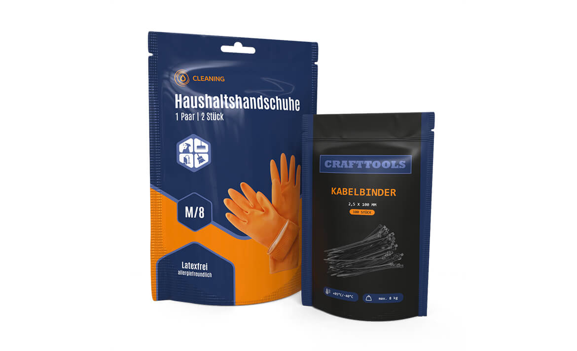 Standbodenbeutel für Reinigungsmittel und Industrieprodukte